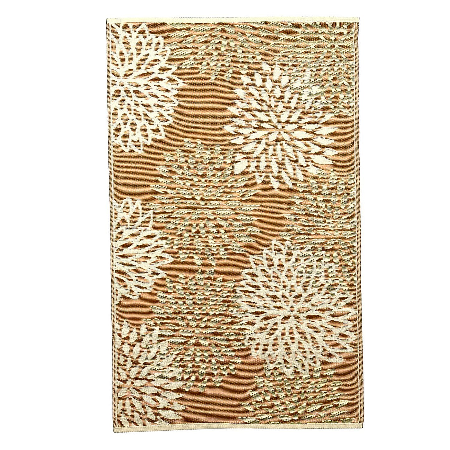 Navy, White Polypropylene Lattice Pattern Straw Mat