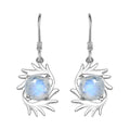 D'Joy Kuisa Rainbow Moonstone 6.75 ctw Earrings in Sterling Silver - Sticky add to cart bar