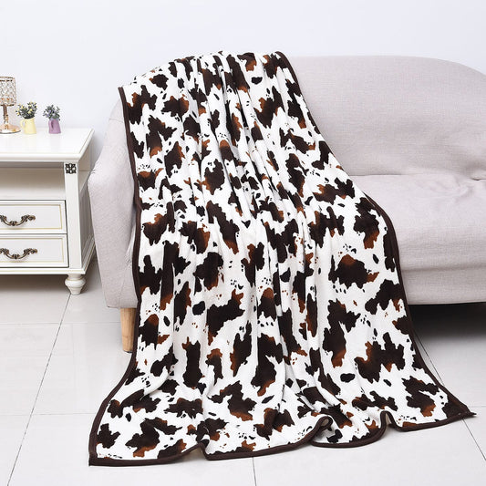 Homesmart Tiger Print Warm & Cozy Coral Fleece Blanket (58x86)