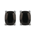 D'Joy Elite Shungite 2.30 ctw Solitaire Stud Earrings in Platinum Over Sterling Silver - Sticky add to cart bar