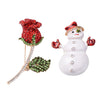 Snowman & Rose