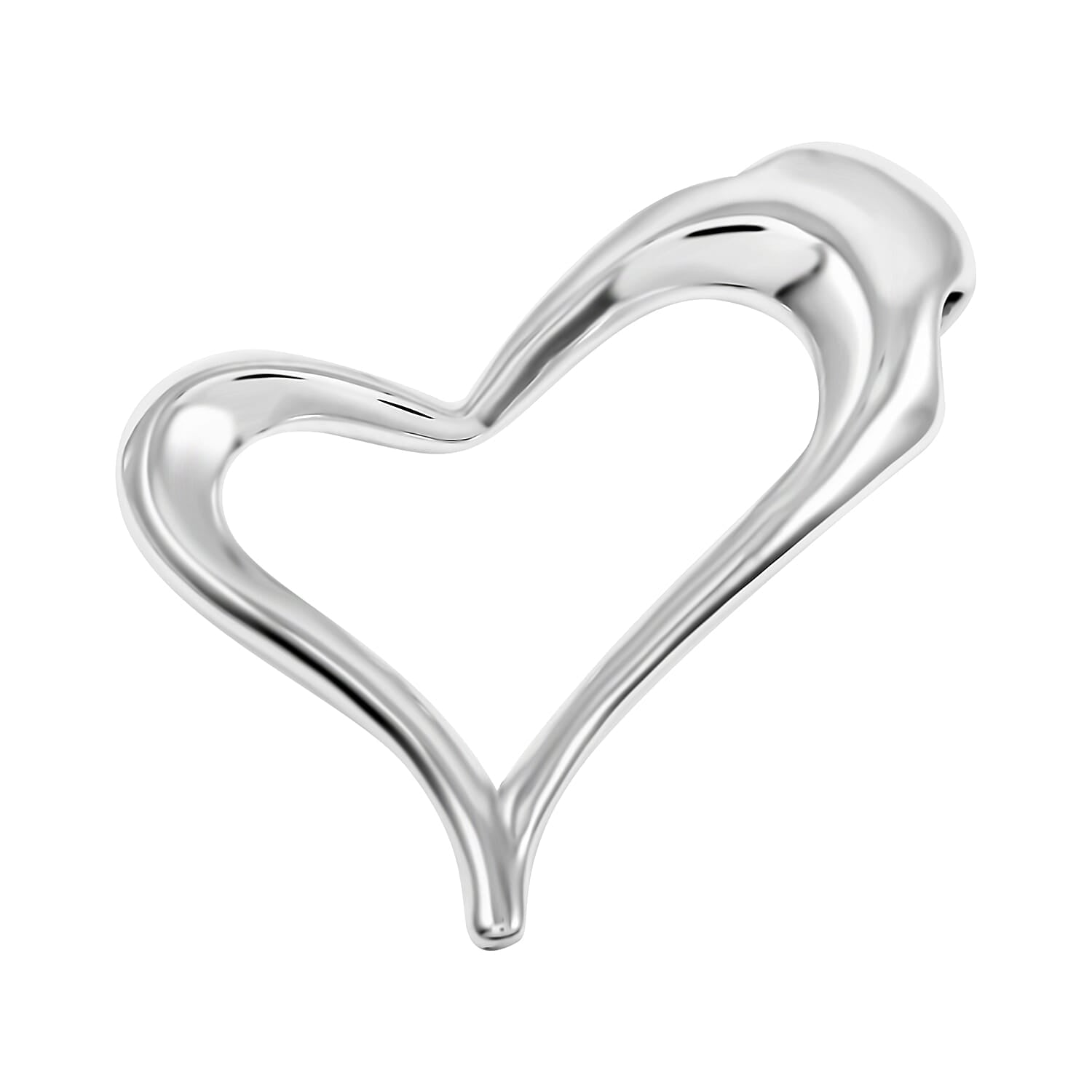 Sterling Silver Heart Pendant 5.27 Grams