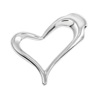 Sterling Silver Heart Pendant 5.27 Grams