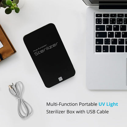 White Multi-Function UV Lamp Sterilizer with USB Cable