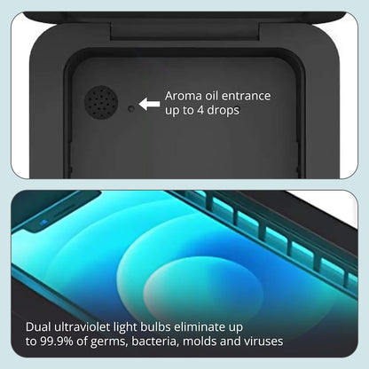 White Multi-Function UV Lamp Sterilizer with USB Cable