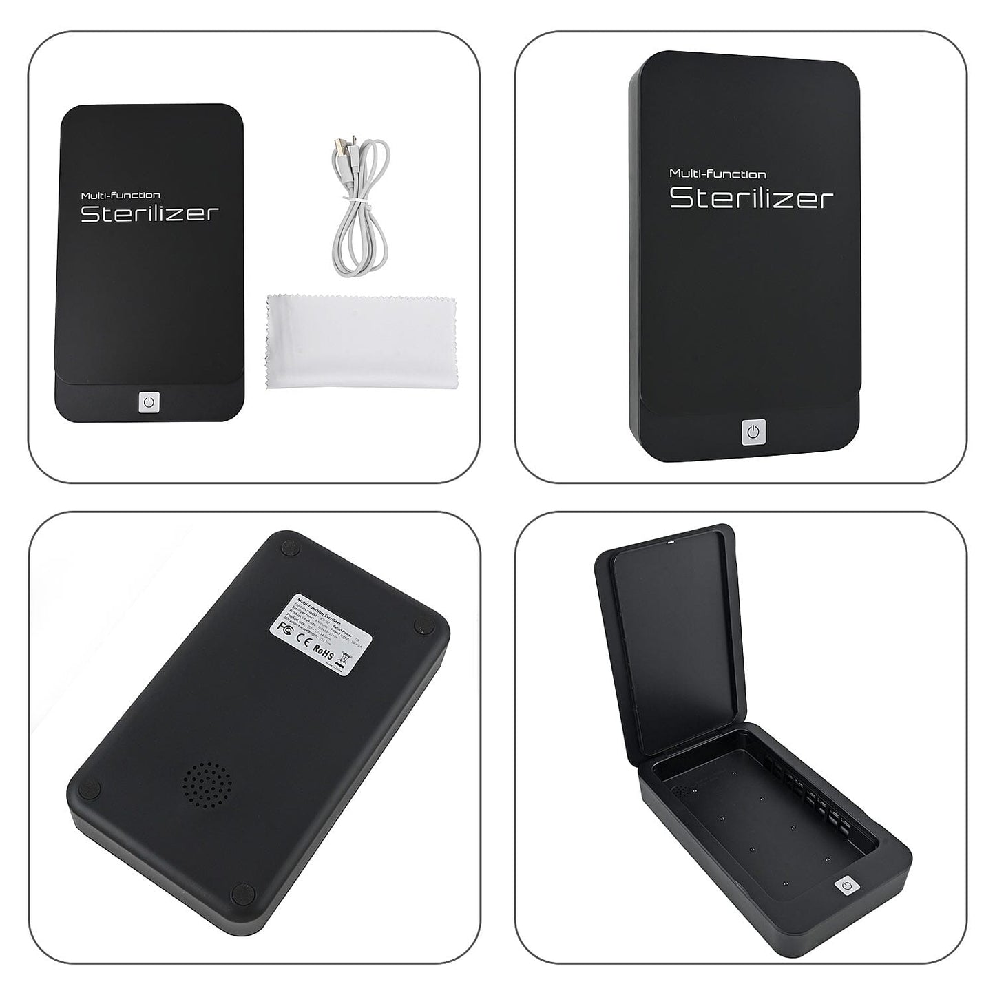 White Multi-Function UV Lamp Sterilizer with USB Cable