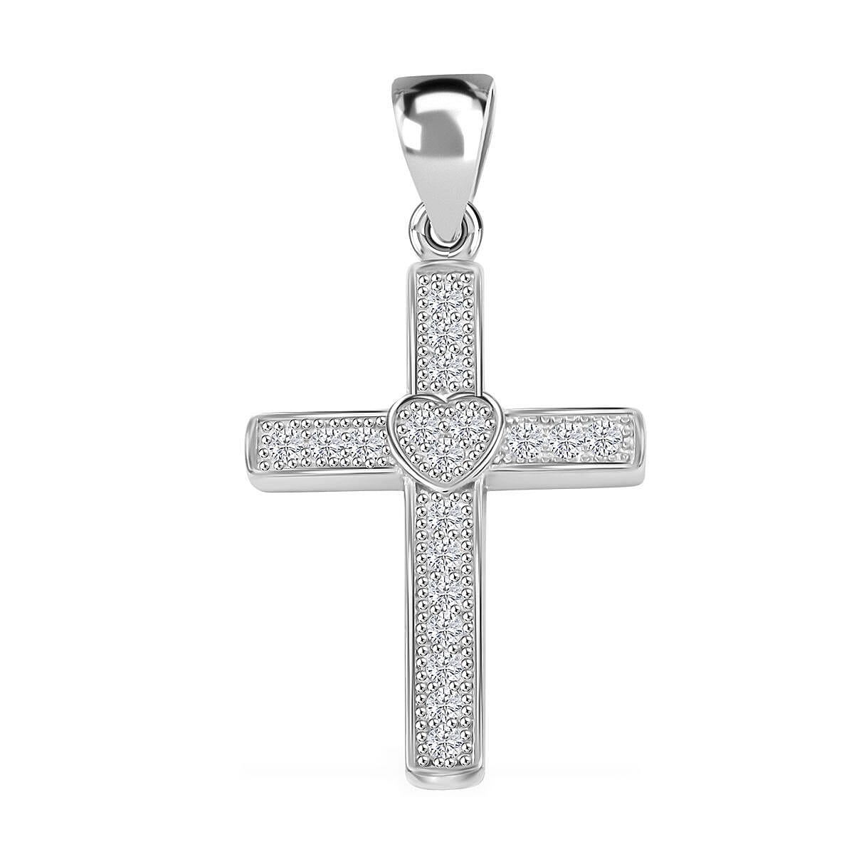 Elanza Simulated Diamond (1.44 Ct) Sterling Silver Pendant 1.44 ctw