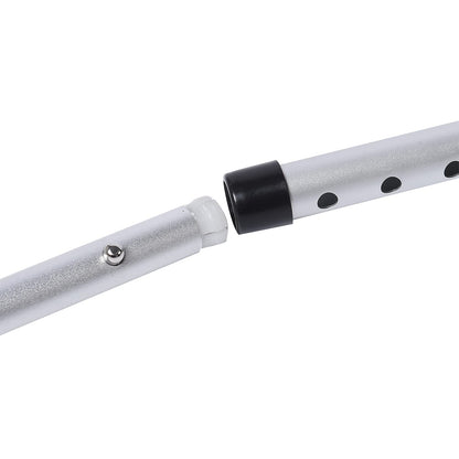 Black Adjustable Portable Folding Stool Walking Cane with LED Lamp (32.25)