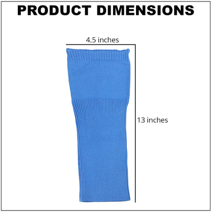 Set of 2 Blue Elbow Sleeves (13x4.5, 95% Cotton & 5% Elastane)