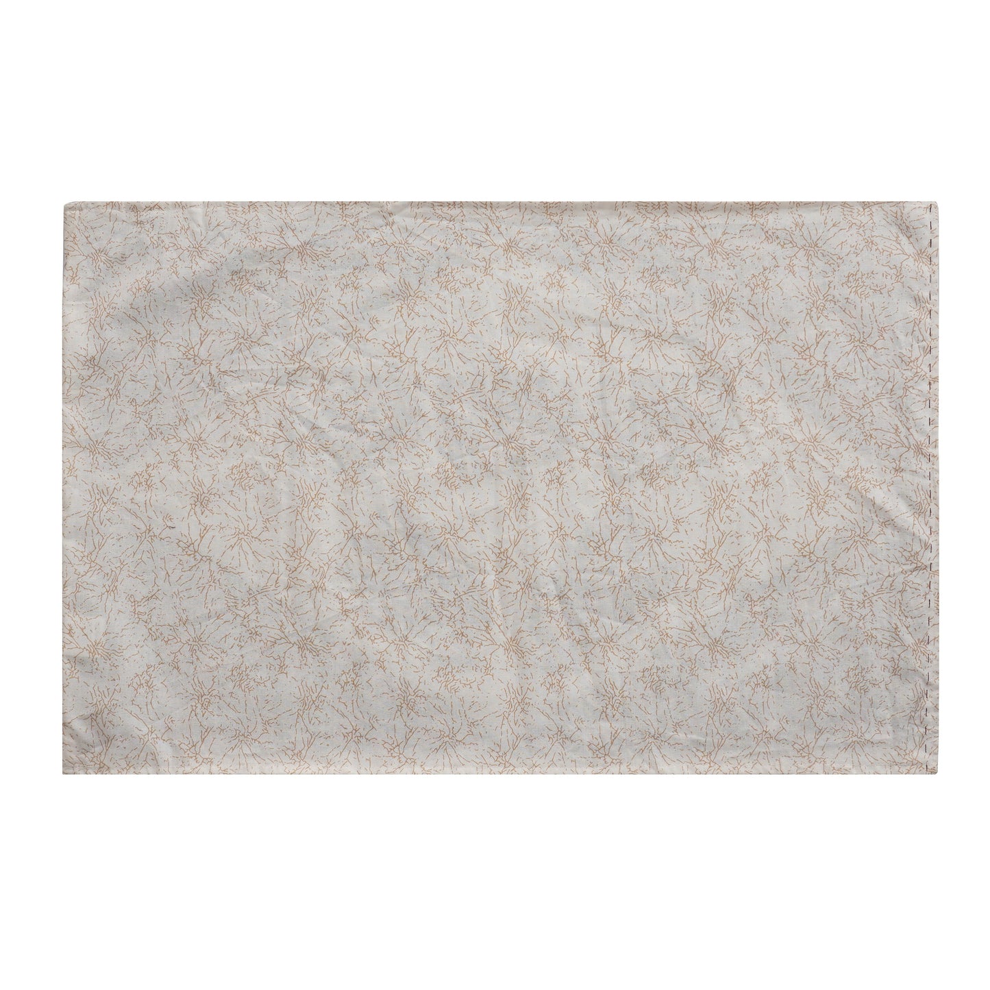 White with Multi Color Tree of Life Print 100% Cotton Hand Quilted, Hand Stitched Quilt and 2pcs Pillow Sham