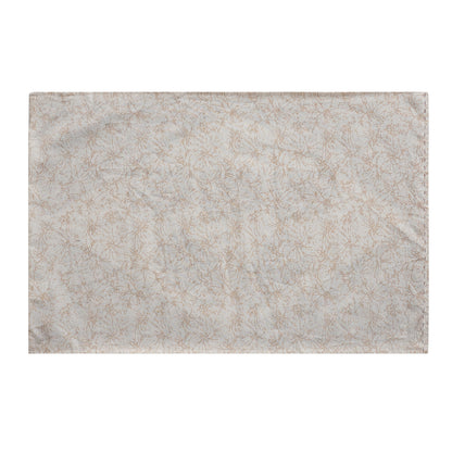 White with Multi Color Tree of Life Print 100% Cotton Hand Quilted, Hand Stitched Quilt and 2pcs Pillow Sham