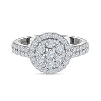 IGI Certified RHAPSODY 950 Platinum IGI Certified E-F VS Diamond Ring 5.75 Grams 1.00 ctw
