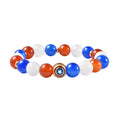 Multi Agate 127.00 ctw 9-11 mm Beaded Stretch Bracelet - Sticky add to cart bar
