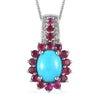Sleeping Beauty Turquoise & Niassa Ruby