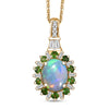 Ethiopian Welo Opal & Chrome Diopside