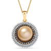 South Sea Pearl & Champagne Diamond