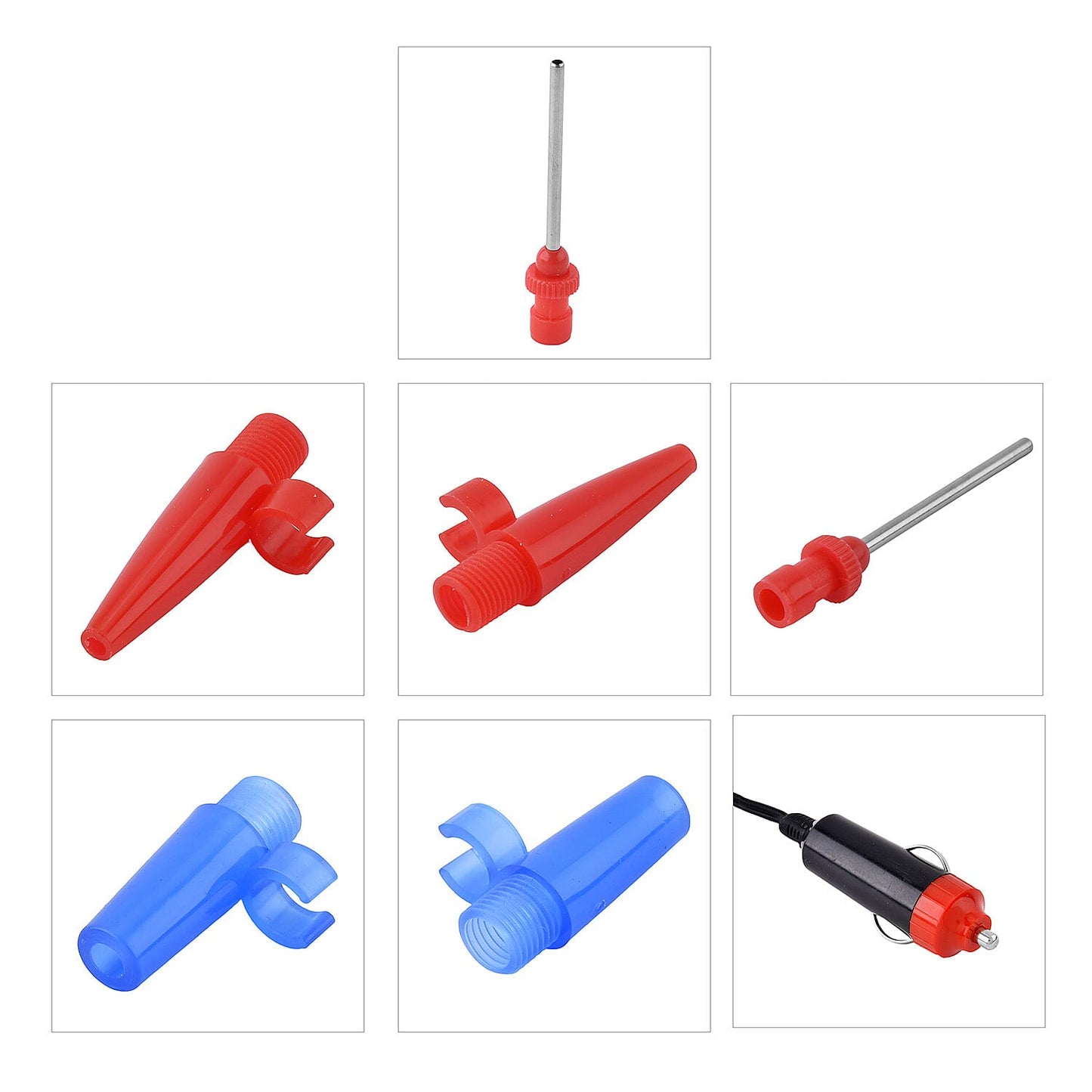 Blue Compact Portable Electric Mini DC 12V Air Compressor Tire Inflator with 150 PSI Pressure Gauge Car Tire Pump