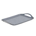 Black Rectangle Non Skid Rubber Grip Serving Tray (17.71"x12.6") - Sticky add to cart bar