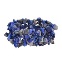 Multi Fluorite Chips Carpet Stretch Bracelet 232.50 ctw