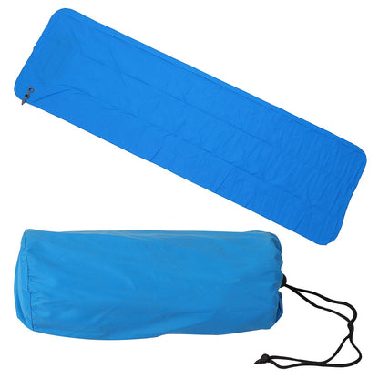 Blue Inflating Camping Sleeping Mat