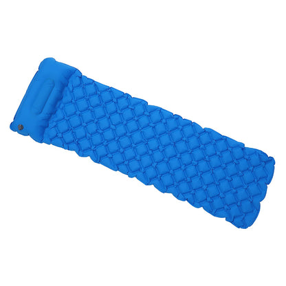 Blue Inflating Camping Sleeping Mat