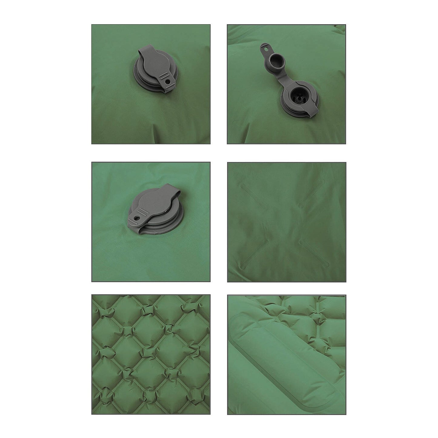 Blue Inflating Camping Sleeping Mat