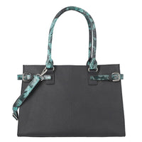 " 100% Genuine Leather Vivid By Sukriti Tote Handbag  Theme :  Graanvi Size Bag: 14.4 L x 9.8 H x 6.5 W inches "