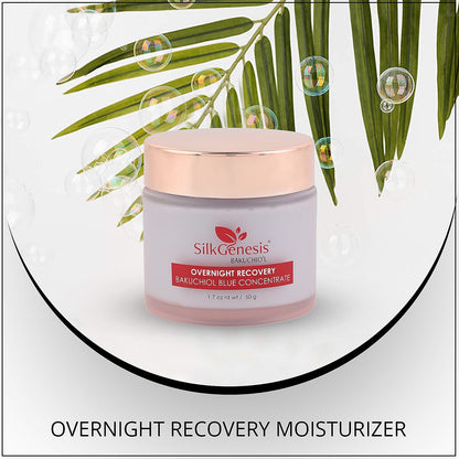 Silk Genesis Bakuchiol O3 Beauty Overnight Recovery Moisturizer 1.7oz (Made in USA)