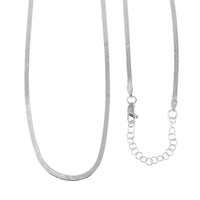 Italian Sterling Silver Necklace (18 Inches) (3.50 g)