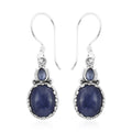 Bali Legacy Tanzanite Earrings in Sterling Silver 10.60 ctw - Sticky add to cart bar