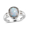 Ethiopian Welo Opal & Champagne Diamond