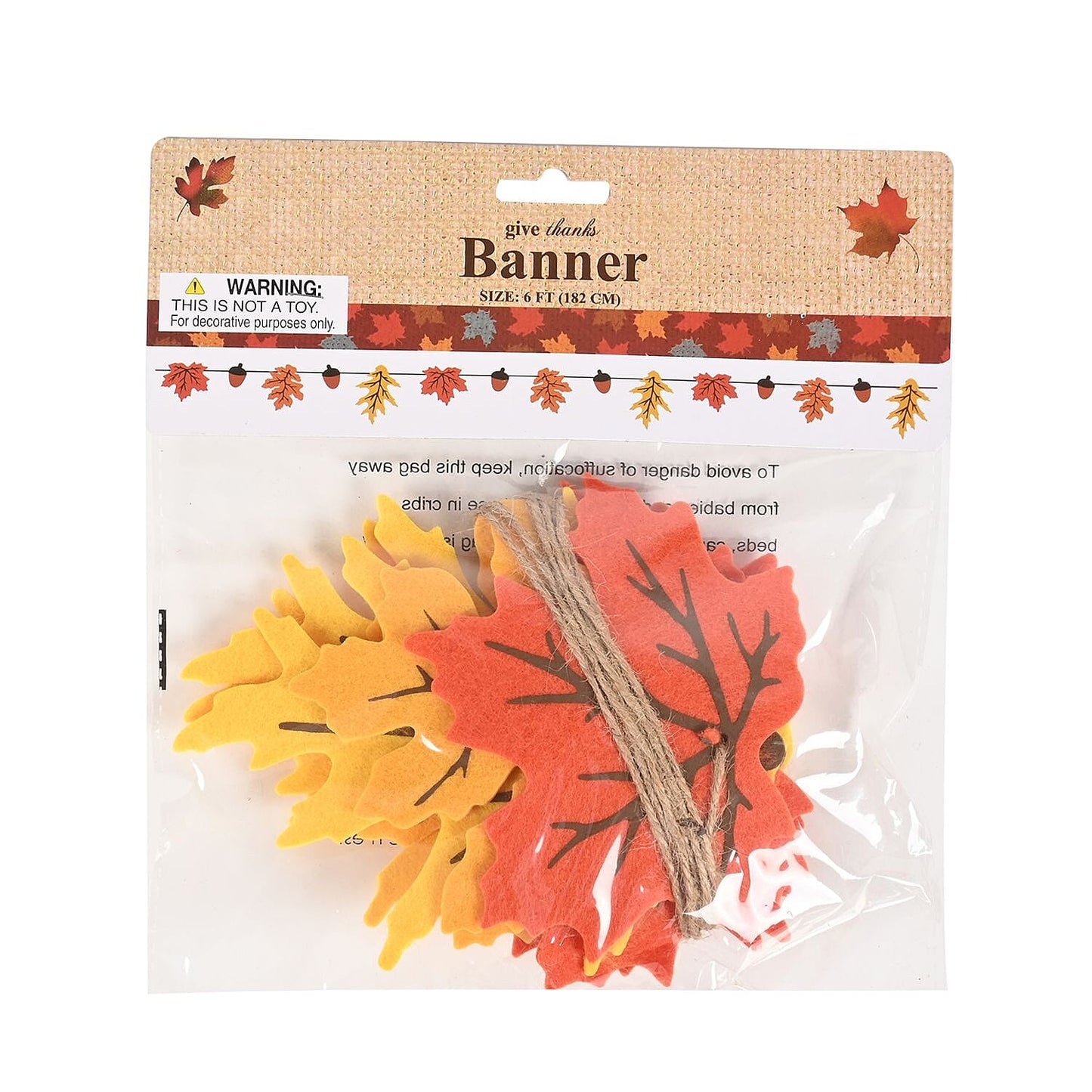 Thanksgiving Burlap Harvest Banner (Fall Decor)