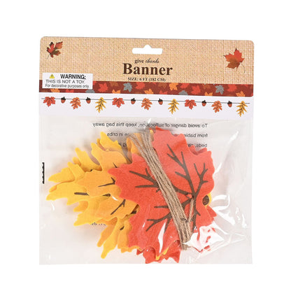 Thanksgiving Burlap Harvest Banner (Fall Decor)