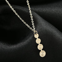 Maestro Gold Collection Italian 10K Yellow Gold Graduated Drop Diamond Cut Necklace, Gold Necklace, Drop Necklace,  18-20 Inch Adjustable Necklace, Gold Jewelry 0.90 Grams