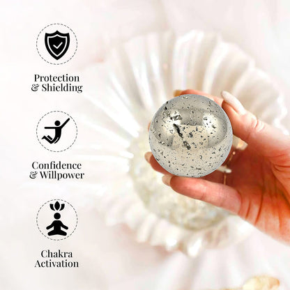 Pyrite Sphere -L (Approx 2425 ctw)