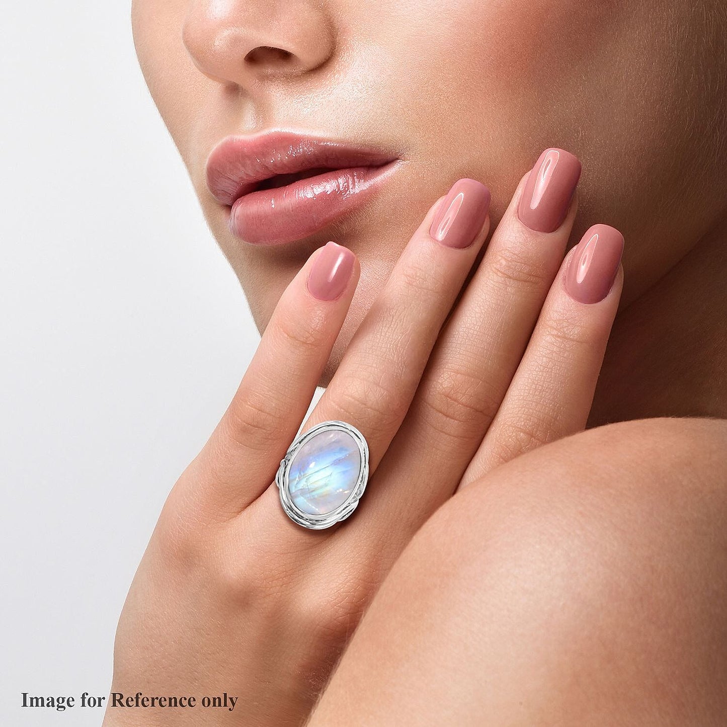 Doorbuster BALI LEGACY Kuisa Rainbow Moonstone Ring in Sterling Silver 7.5 Grams 25.00 ctw