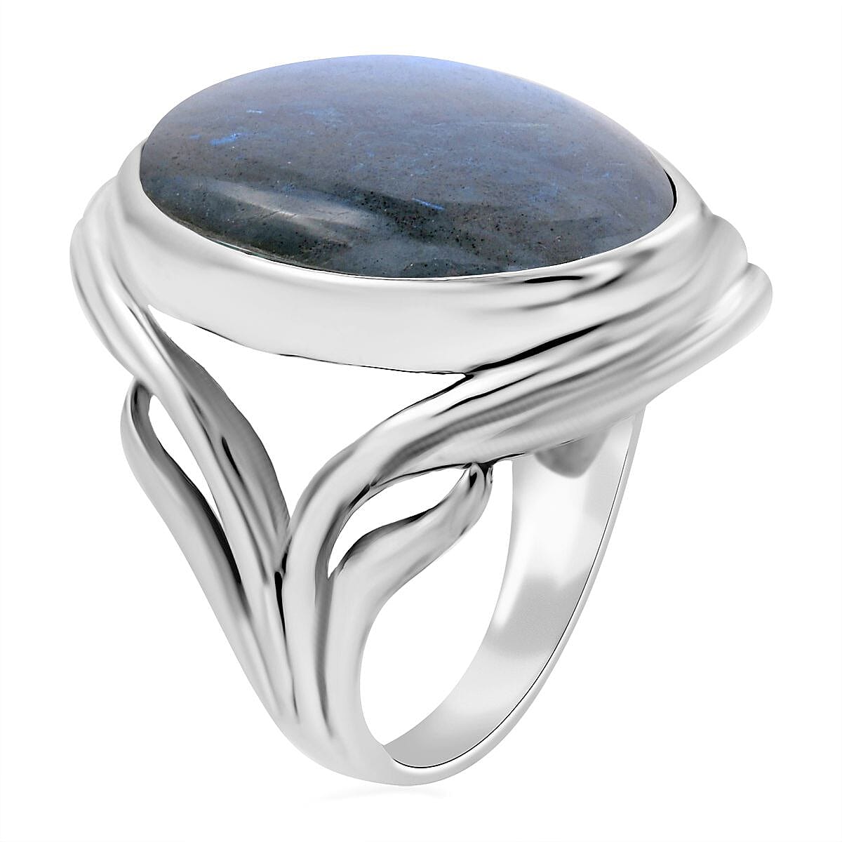 Doorbuster BALI LEGACY Kuisa Rainbow Moonstone Ring in Sterling Silver 7.5 Grams 25.00 ctw