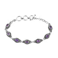 BALI LEGACY Amethyst Bracelet in Sterling Silver (7.00 In) (10 g) 3.85 ctw - Sticky add to cart bar