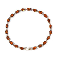 LUXORO 10K Yellow Gold Premium Natural Tanzanian Golden Tourmaline Bracelet (7.25 In) 3.10 Grams 8.60 ctw