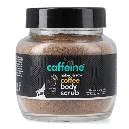 MCaffeine Naked & Raw Coffee Body Scrub with Coconut (100 g) 3.5oz