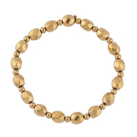 Magic Plated Hematite Beaded Stretch Bracelet 134.50 ctw