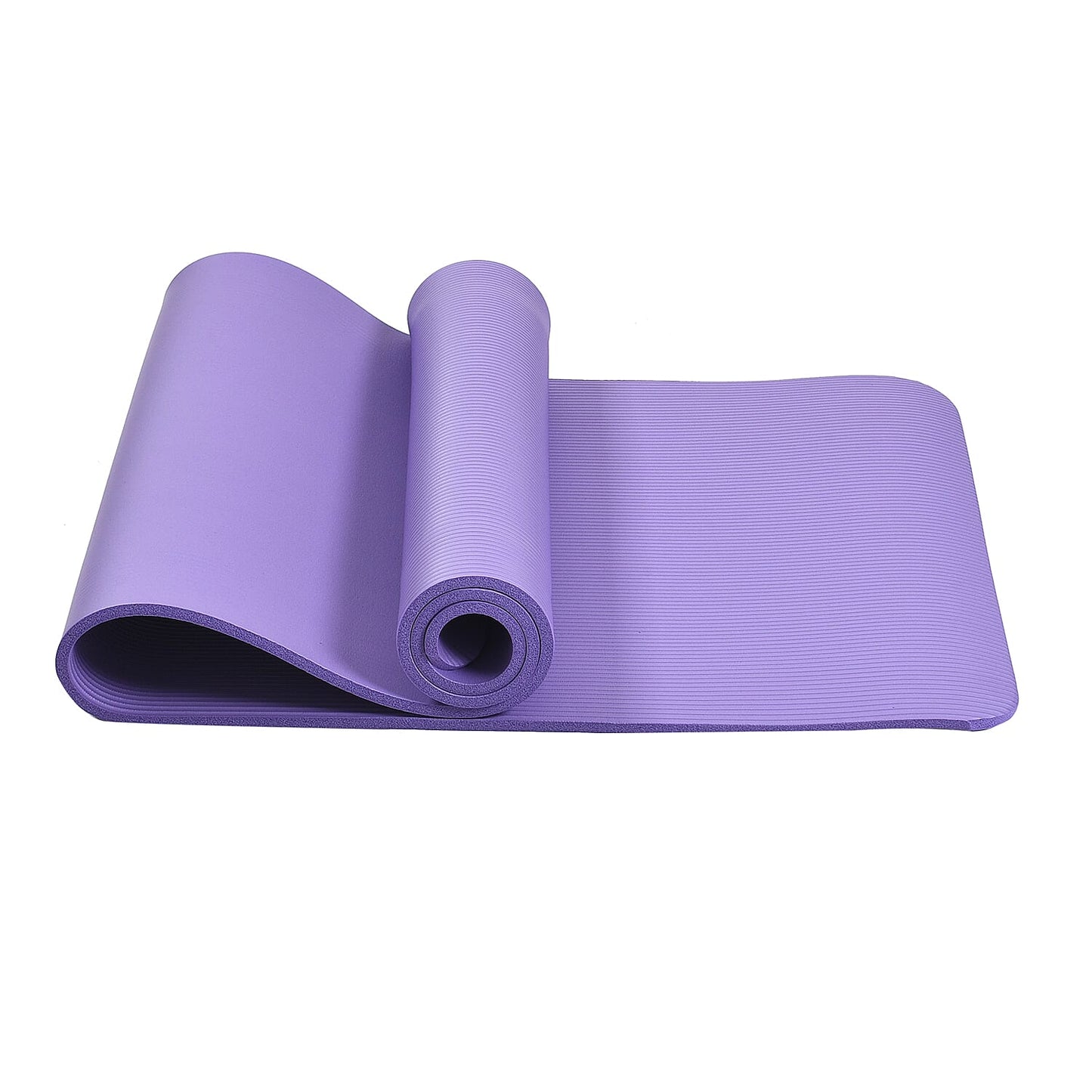 Pink Moisture Resistant NBR Yoga Mat with Strap (74.02"x24.02"x0.5")