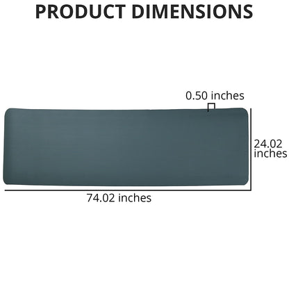 Pink Moisture Resistant NBR Yoga Mat with Strap (74.02"x24.02"x0.5")