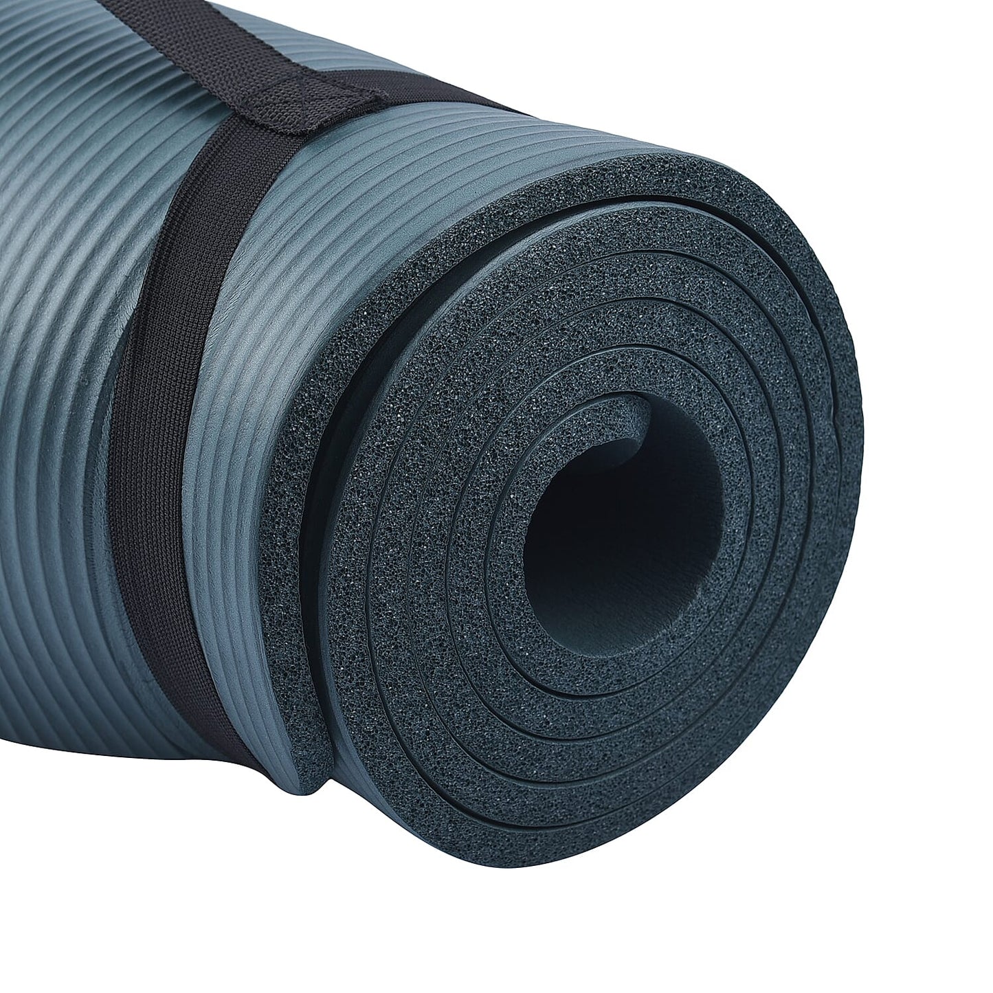 Pink Moisture Resistant NBR Yoga Mat with Strap (74.02"x24.02"x0.5")