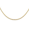 Vegas Closeout Deal 10K Yellow Gold 3.3mm Rope Chain Necklace 22 Inches 5.5 Grams - Sticky add to cart bar