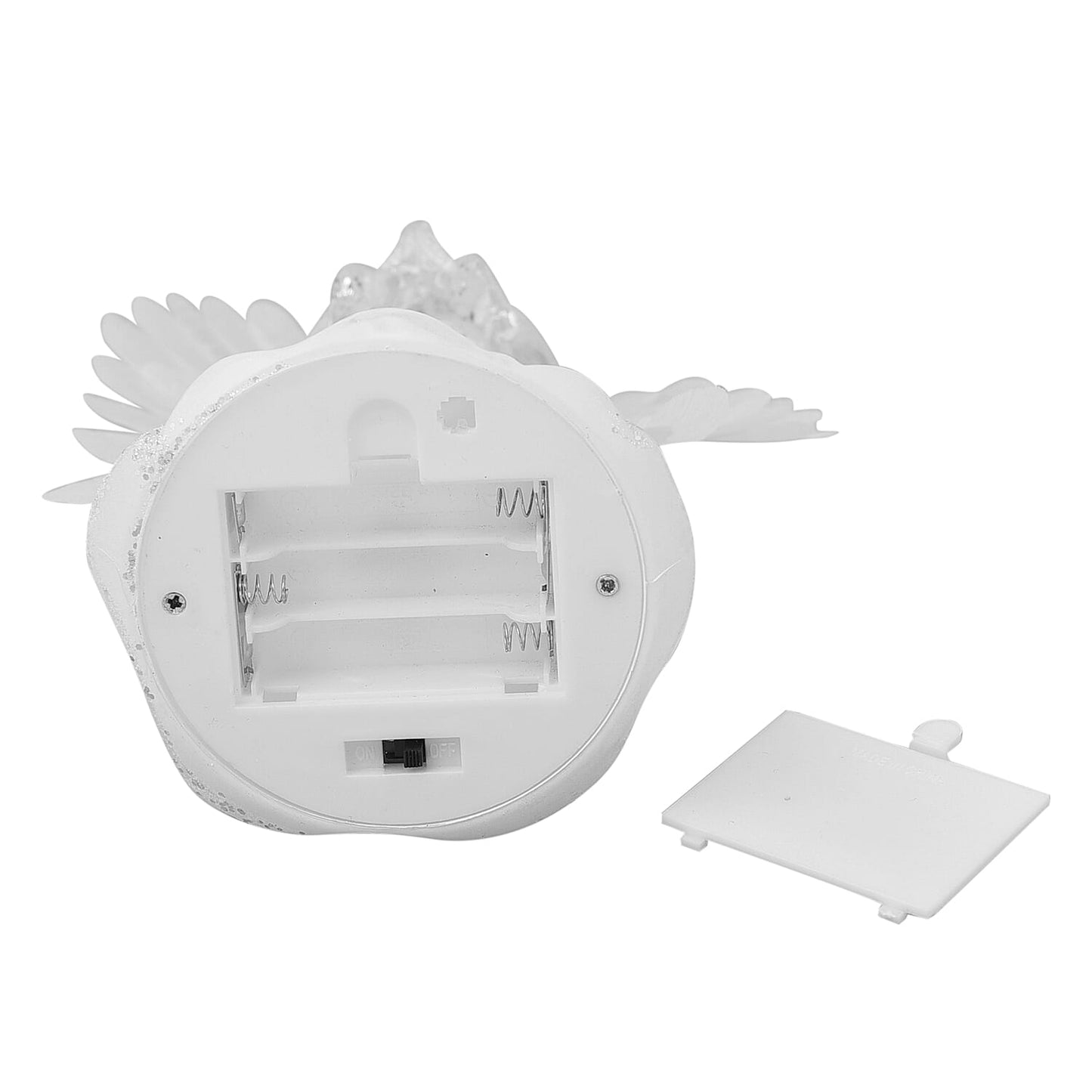 White Little fiber Angel-Holding Books (4.72"x3.74"x8.66")