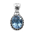 Bali Legacy Sky Blue Topaz Pendant in Sterling Silver 1.15 ctw - Sticky add to cart bar