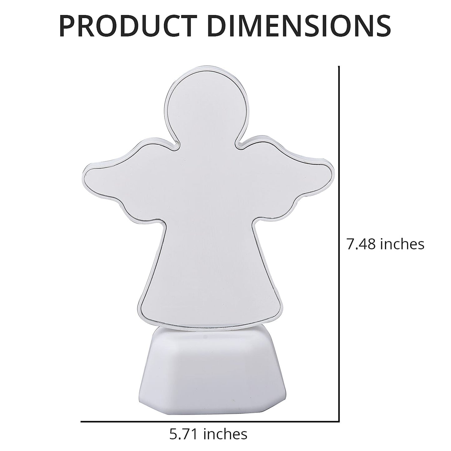 Unicorn Inspired LED Tunnel Light (5.71"x7.48") (3xAA Battery Not Included)