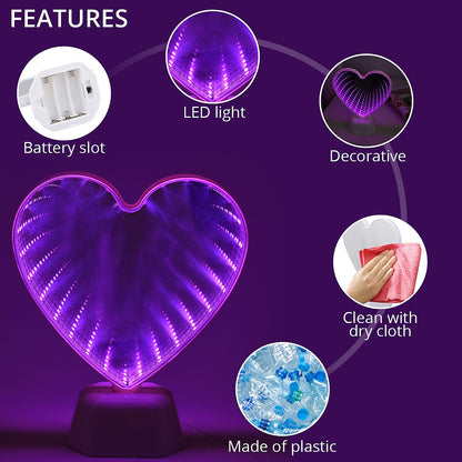 Unicorn Inspired LED Tunnel Light (5.71"x7.48") (3xAA Battery Not Included)