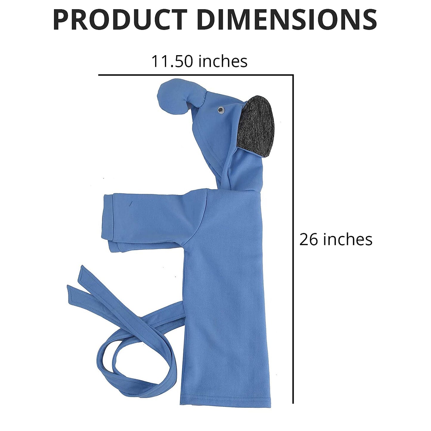 Dark Grey and Pink Elephant Pattern 100% Cotton Knitted Soft Hooded Toddler Baby Bath Towel (26"x11.5")